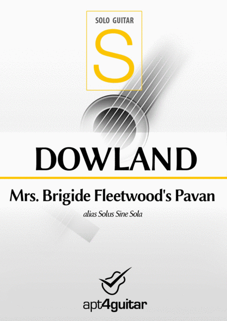 Free Sheet Music Mrs Brigide Fleetwoods Pavan