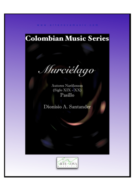 Free Sheet Music Murcilago Pasillo Para Piano