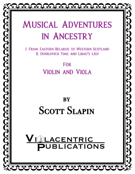 Free Sheet Music Musical Adventures In Ancestry For Violin And Viola