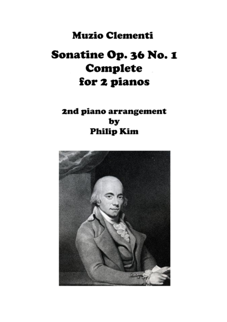 Muzio Clementi Sonatine Op 36 No 1 Complete For 2 Pianos Sheet Music