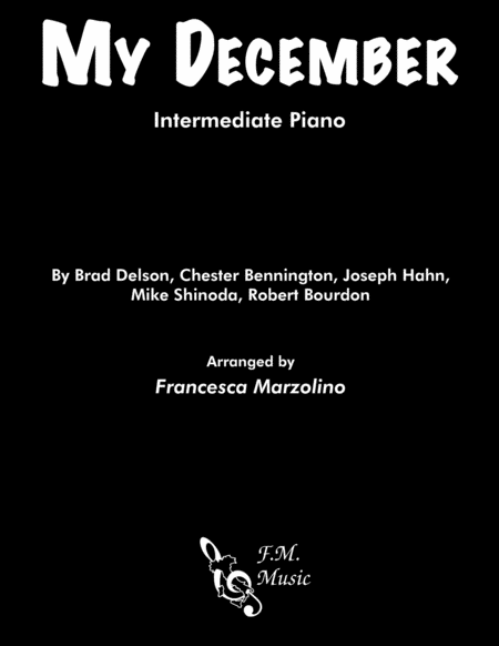 Free Sheet Music My December Intermediate Piano