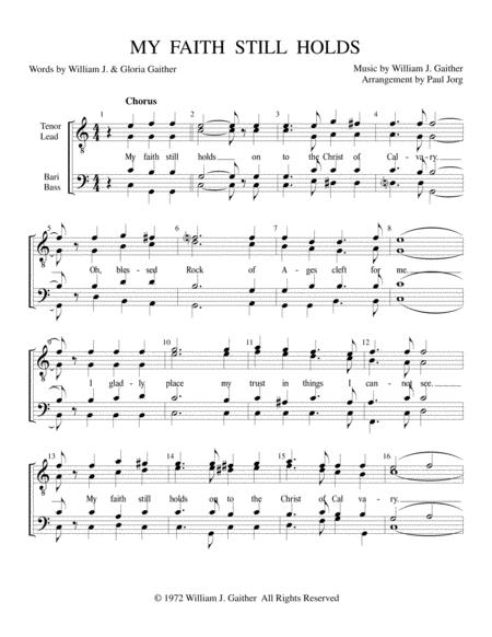 My Faith Still Holds Sheet Music