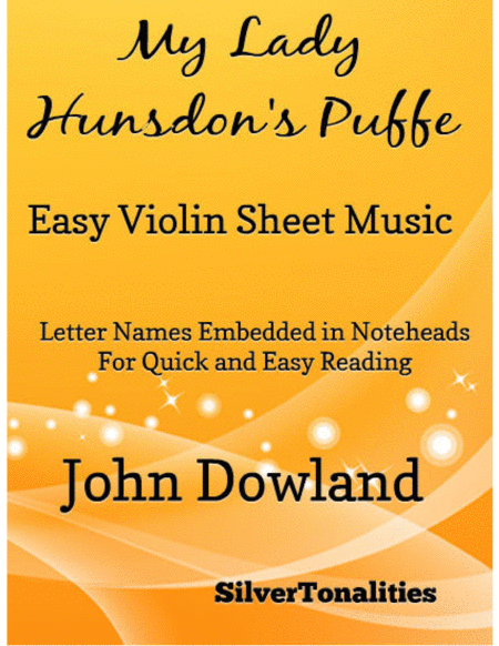 My Lady Hunsdons Puffe Easy Violin Sheet Music Sheet Music
