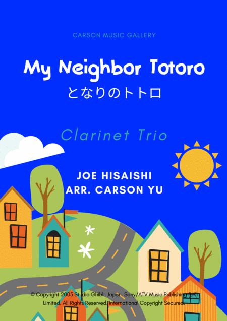 Free Sheet Music My Neighbor Totoro For Clarinet Trio 3bb