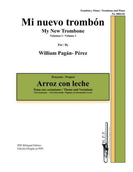 My New Trombone Volume 1 Arroz Con Leche Theme And Variations Sheet Music