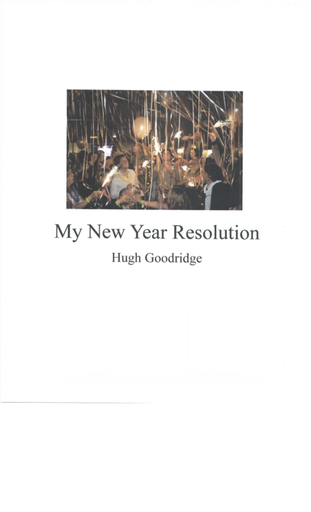 My New Year Resolution Sheet Music