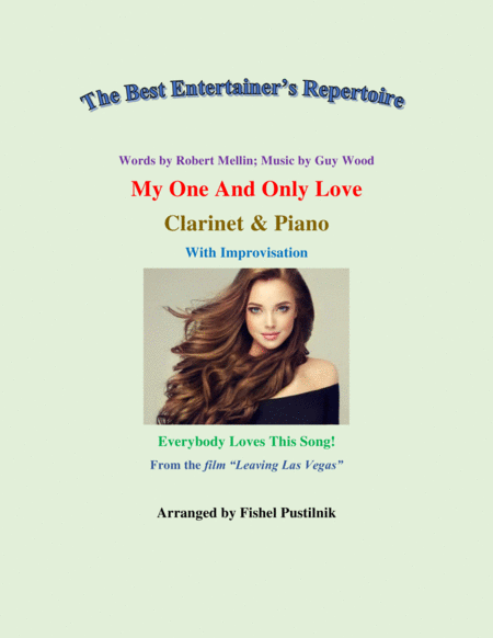 My One And Only Love For Clarinet And Piano With Improvisation Video Sheet Music