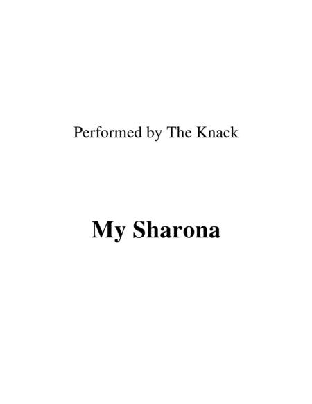 My Sharona Lead Sheet Performed By The Knack Sheet Music