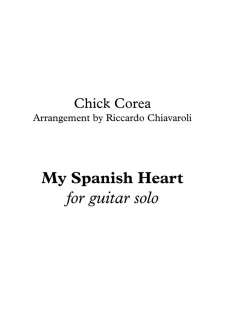 My Spanish Heart Sheet Music