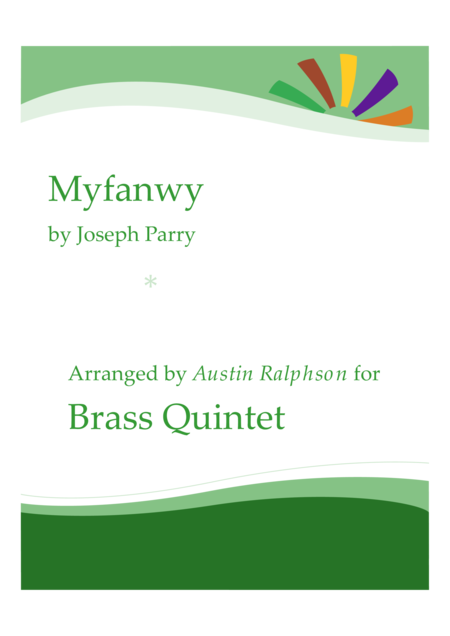 Free Sheet Music Myfanwy Brass Quintet