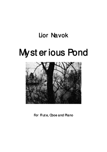 Mysterious Pond For Flute Oboe And Piano Performance Score Parts Sheet Music