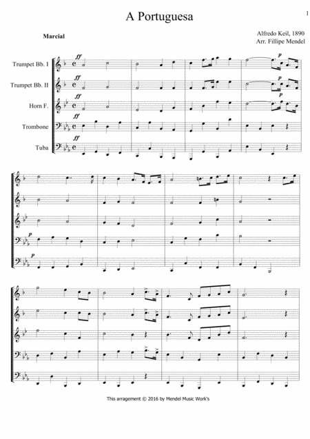 National Anthem Of Portugal Sheet Music