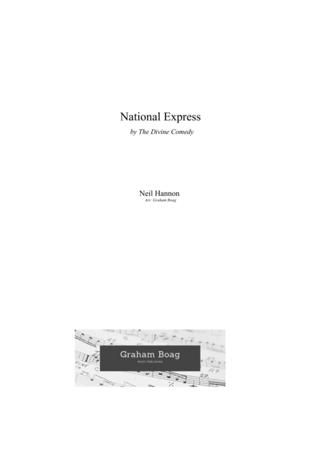 National Express For Brass Band Sheet Music