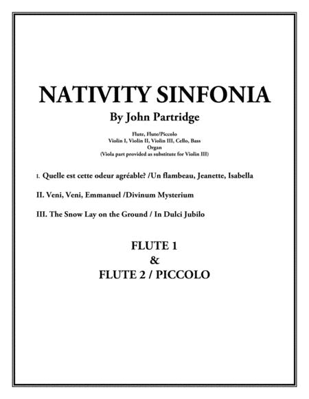 Free Sheet Music Nativity Sinfonia Parts