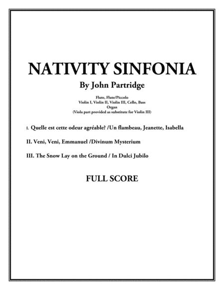 Nativity Sinfornia Score Sheet Music