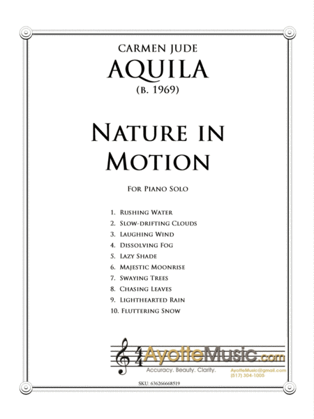 Free Sheet Music Nature In Motion