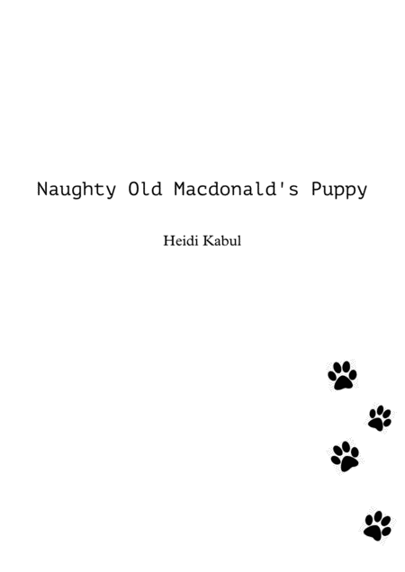 Naughty Old Macdonalds Puppy Sheet Music