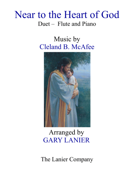 Free Sheet Music Near To The Heart Of God Duet Flute Piano With Score Part