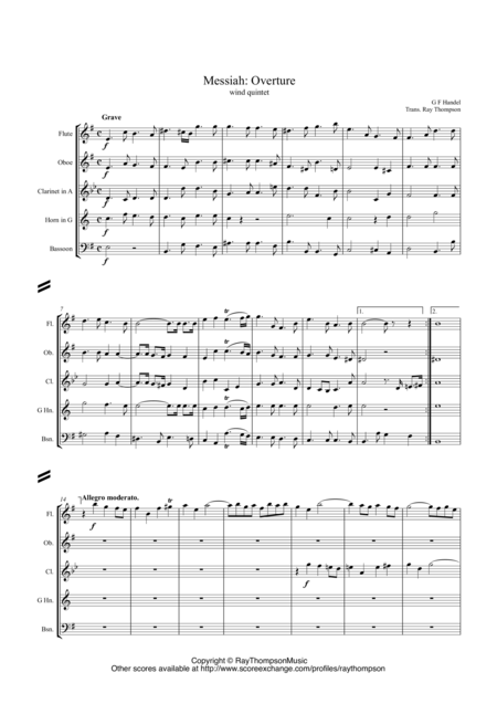 Near To The Heart Of God Horn Quartet 9 Sheet Music