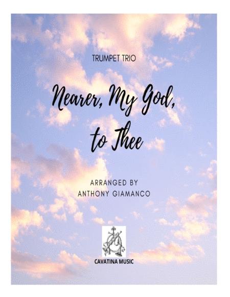 Nearer My God To Thee Trumpet Trio Sheet Music