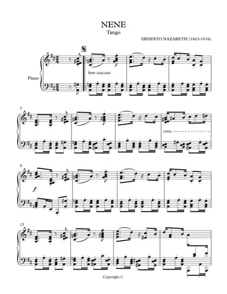 Free Sheet Music Nene