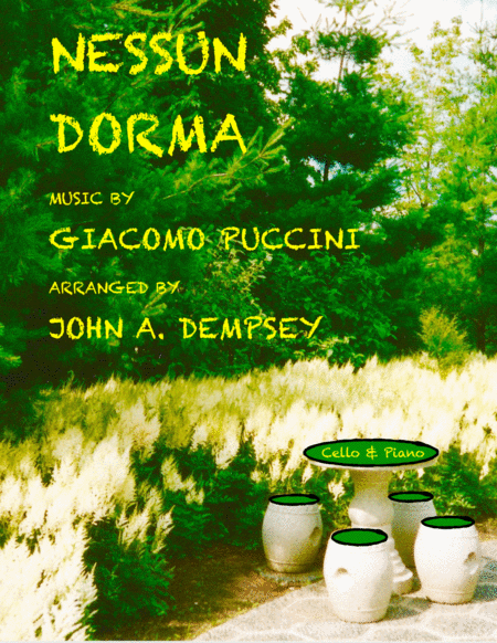 Nessun Dorma Cello And Piano Sheet Music