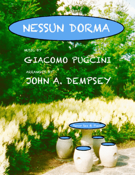 Nessun Dorma Tenor Sax And Piano Sheet Music