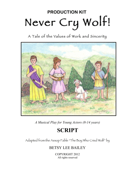 Never Cry Wolf Production Kit Sheet Music