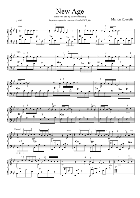 New Age Sheet Music