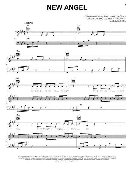 Free Sheet Music New Angel