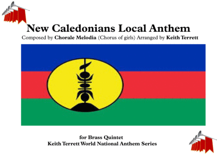 New Caledonians Local Anthem For Brass Quintet Sheet Music