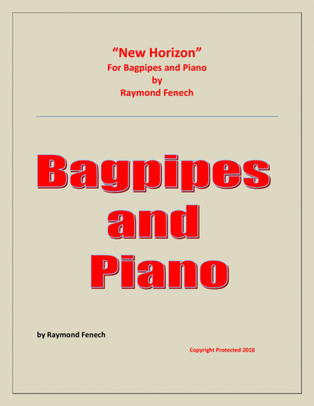 New Horizon For Bagpipes And Piano Sheet Music