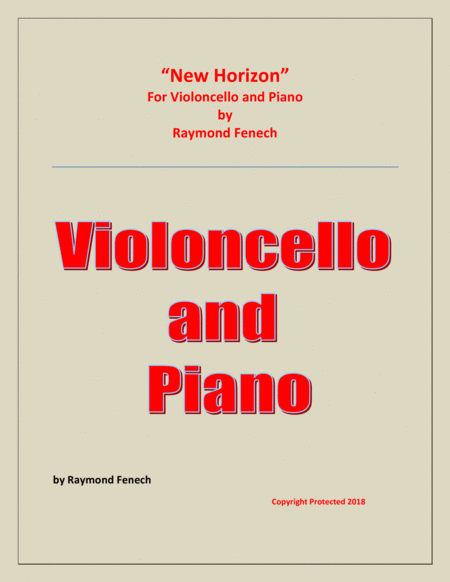 New Horizon For Violoncello And Piano Sheet Music