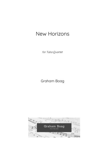 New Horizons For Tuba Quartet Eett Sheet Music