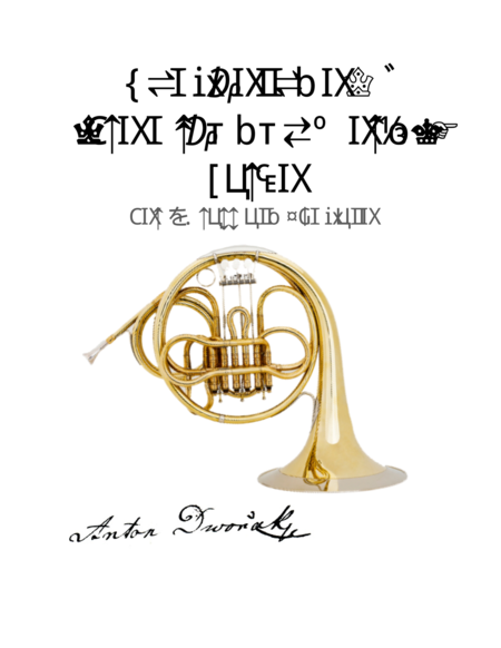 Free Sheet Music New World Symphony Mvt 2 For 6 Brass