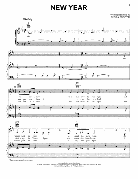 New Year Sheet Music