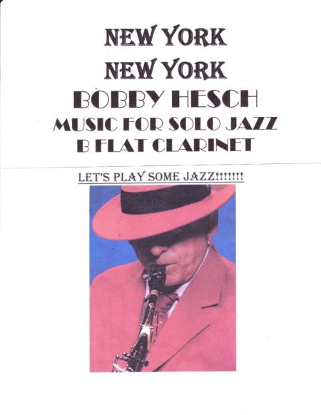 New York New York From The Movie New York New York For Solo Jazz B Flat Clarinet Sheet Music