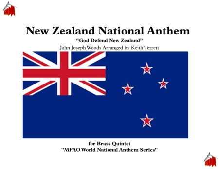 Free Sheet Music New Zealand National Anthem God Defend New Zealand For Brass Quintet