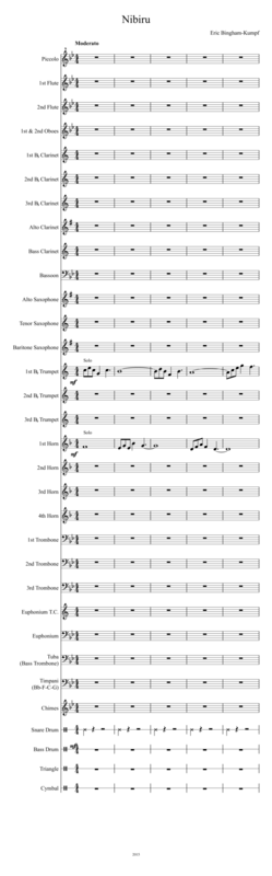 Nibiru Sheet Music