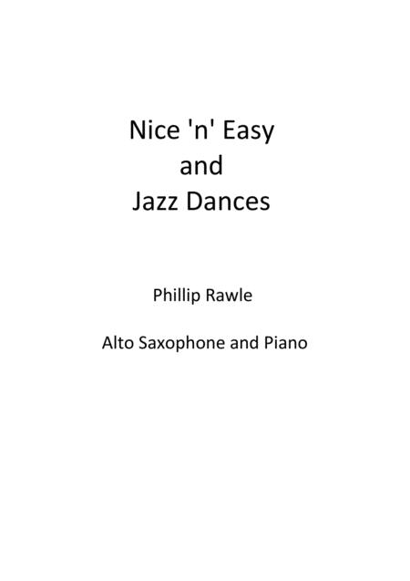 Nice N Easy And Jazz Dances Alto Sax Sheet Music