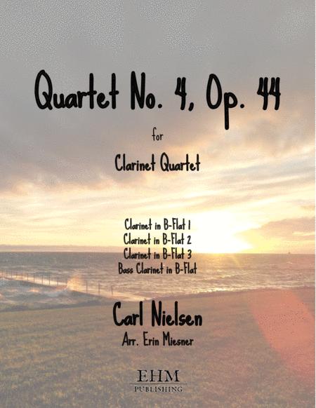 Nielsen Quartet No 4 Op 44 For Clarinet Quartet Sheet Music