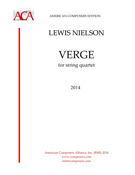 Free Sheet Music Nielson Verge
