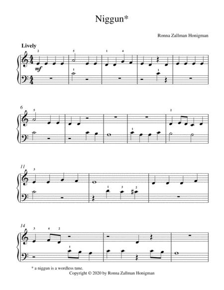 Free Sheet Music Niggun