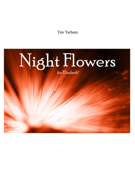 Free Sheet Music Night Flowers