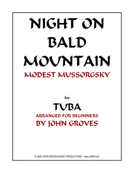 Night On Bald Mountain Tuba Easy Sheet Music