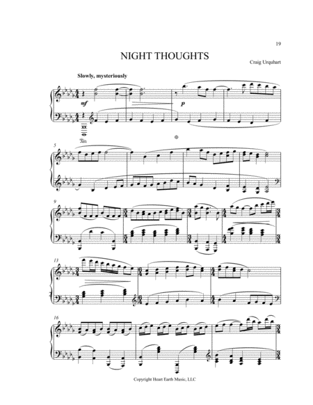 Night Thoughts Sheet Music