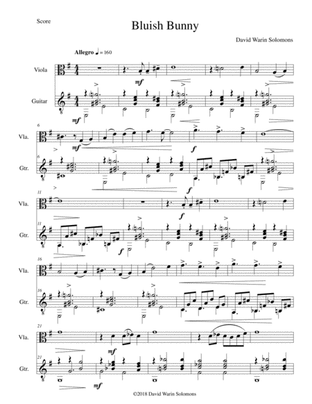 Free Sheet Music Nightfall