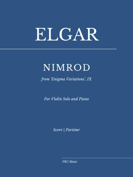 Nimrod For Violin Solo And Piano Sheet Music