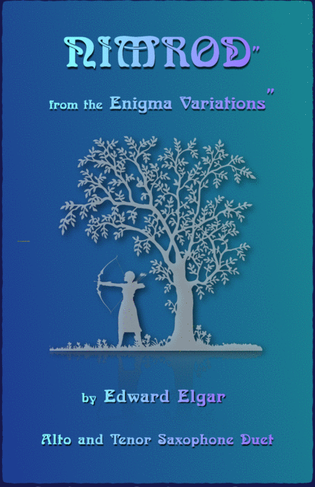 Nimrod From The Enigma Variations By Elgar Alto And Tenor Saxophone Duet Sheet Music