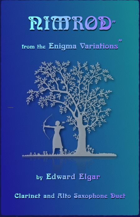 Nimrod From The Enigma Variations By Elgar Clarinet And Alto Saxophone Duet Sheet Music